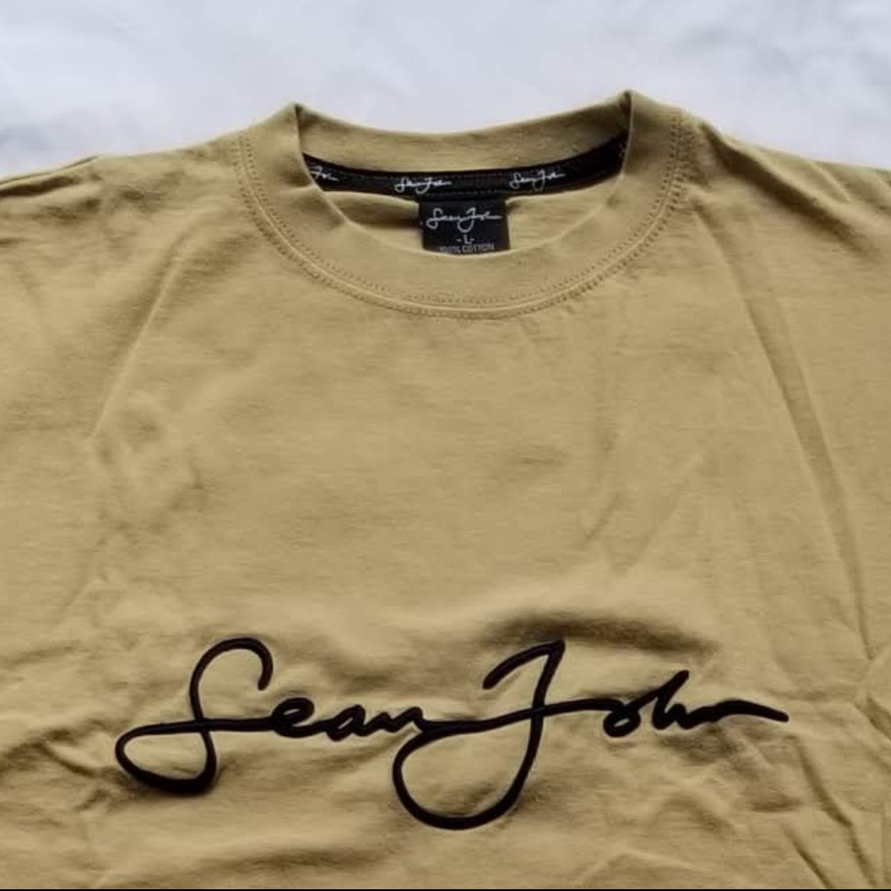 Sean John T-shirt, Men's Large, Mustard